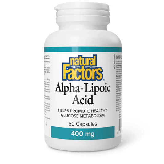 ALPHA-LIPOIC ACID 400MG 60CAPS NATURAL FACTORS