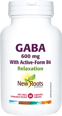 GABA+B6 600MG 60 VCAPS NEW ROOTS