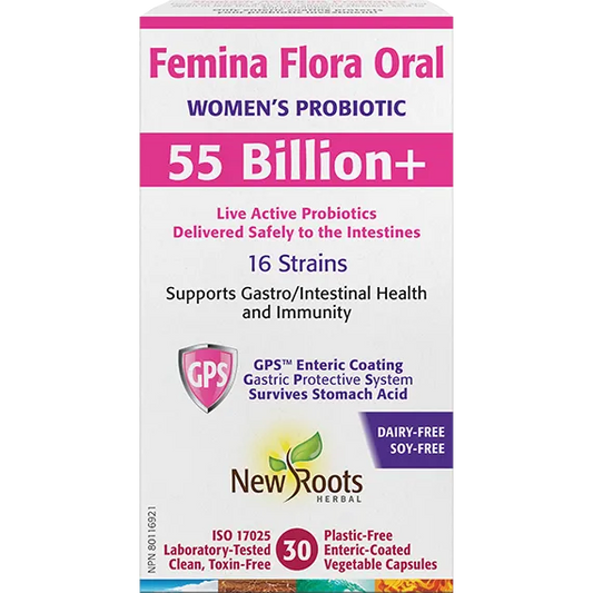 FEMINA FLORA ORAL 55BIL+ 30CAP NEW ROOTS