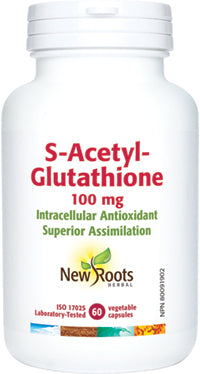 S-ACETYL GLUTATHIONE 100 MG 60 CAPS NEW ROOTS