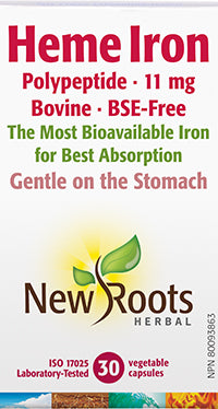 HEME IRON BOVINE 60C NEW ROOTS