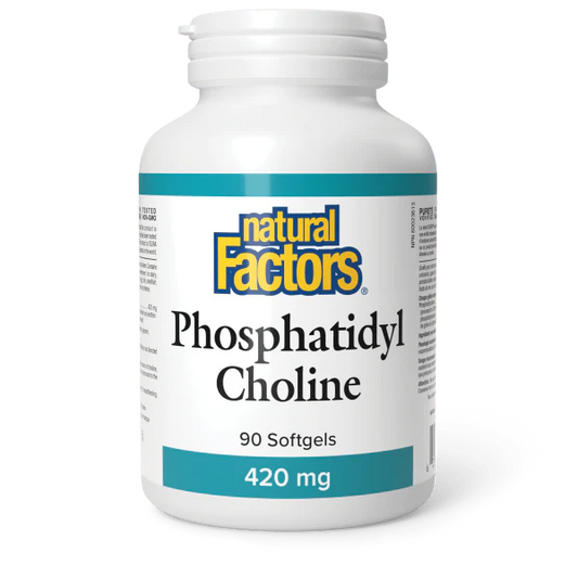PHOSPHATIDYL CHOLINE 420MG 90CAP NATURAL FACTORS