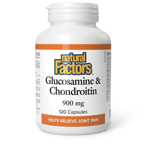 GLUCOSAMINE & CHONDROITIN 900MG 120CAPS NATURAL FACTORS