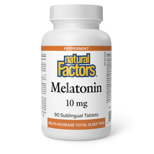 MELATONIN 10MG 90 SUBTABS NATURAL FACTORS