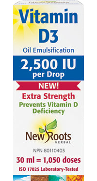 VITAMIN D 2,500IU 30 ML NEW ROOTS