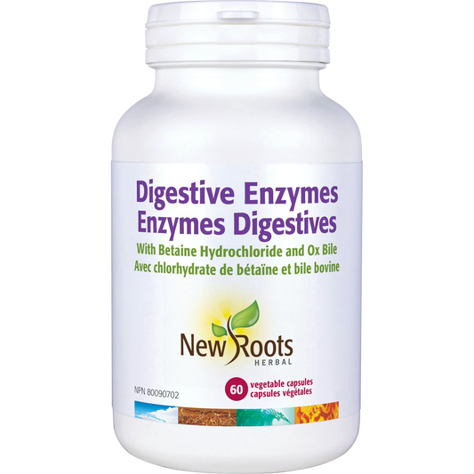 DIGESTIVE ENZYMES 60CAPS NEW ROOTS