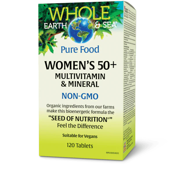 WHOLE EARTH & SEA WOMEN 50+ 120TABS NATURAL FACTORS