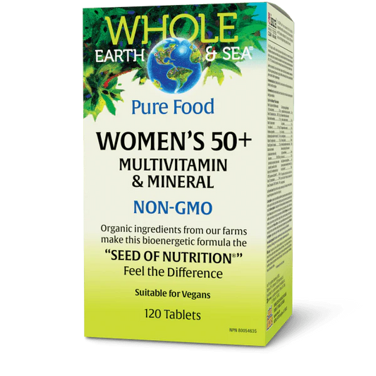 WHOLE EARTH & SEA WOMEN 50+ 120TABS NATURAL FACTORS
