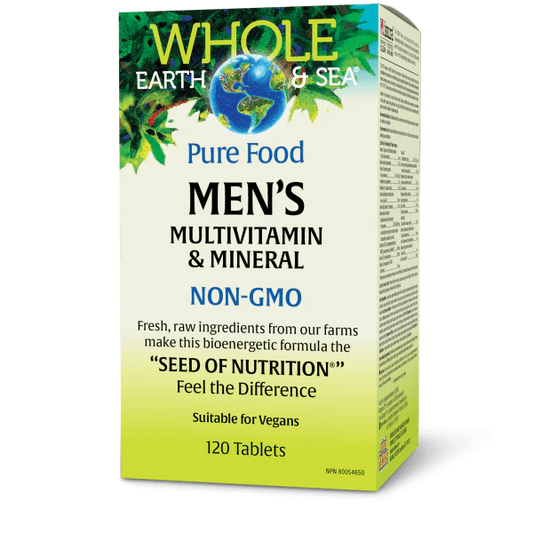 WHOLE EARTH & SEA MEN'S MULTI 120TABS NATURAL FACTORS