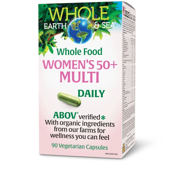 WHOLE EARTH & SEA WOMEN'S 50+ MULTI 90CAP NATURAL FACTORS