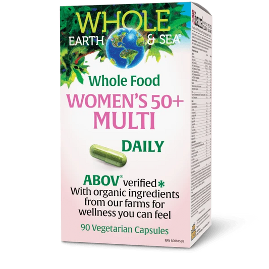 WHOLE EARTH & SEA WOMEN'S 50+ MULTI 90CAP NATURAL FACTORS