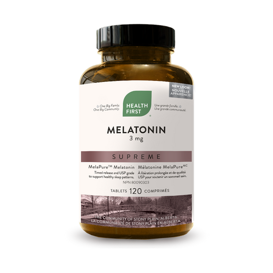 MELATONIN SUPREME TIME RELEASE 3MG 120TABS HEALTH FIRST