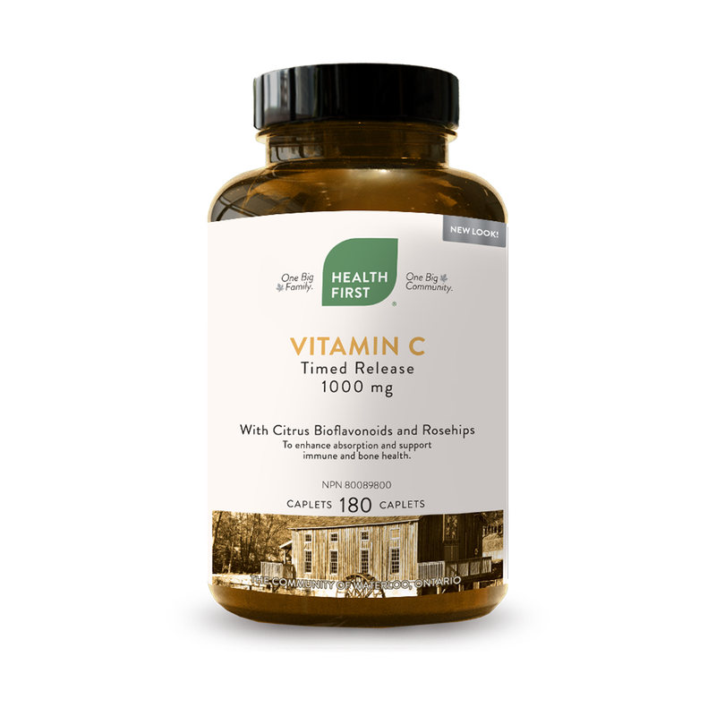VITAMIN C 1000MG TIME RELEASED 180TAB HEALTH FIRST
