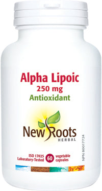 ALPHA LIPOIC ACID 250MG 60 CAPS NEW ROOTS