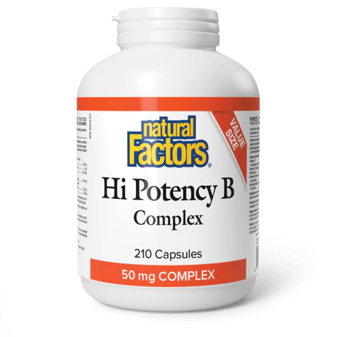 HI POTENCY B COMPLEX 50MG 210CAPS NATURAL FACTORS