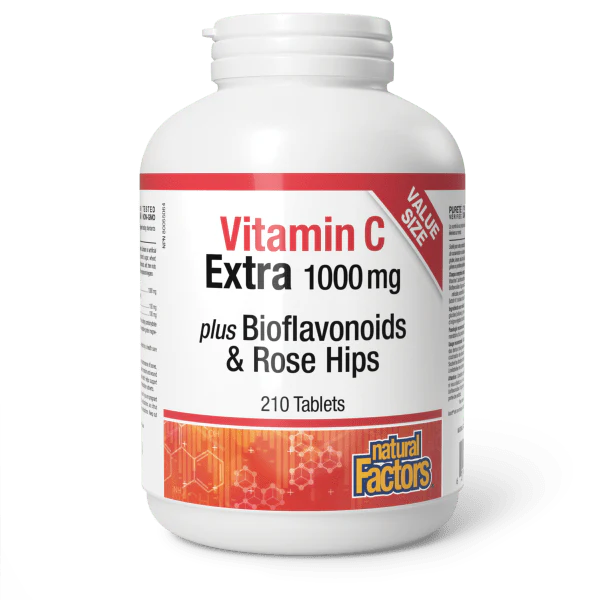 VITAMIN C EXTRA 1000MG 210TAB NATURAL FACTORS
