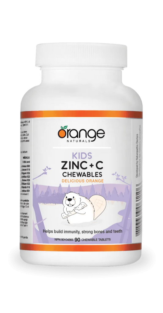 ZINC+C KIDS 12 MG 90 CHEWS ORANGE NATURALS
