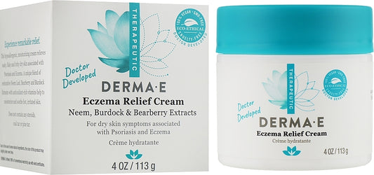 ECZEMA RELIEF CREAM 113G DERMA E