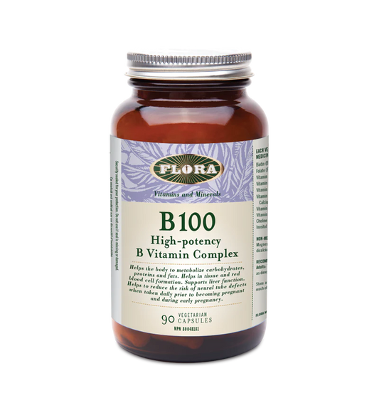 VITAMIN B COMPLEX 100MG 90CAPS FLORA