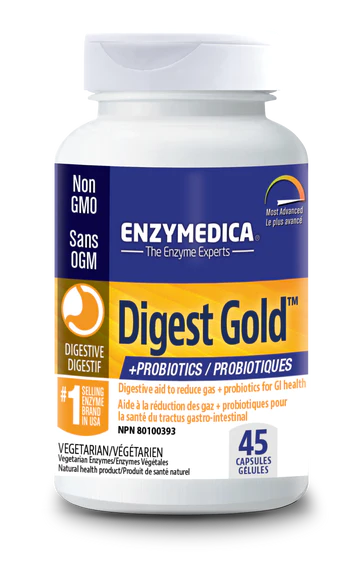 DIGEST GOLD + PROBIOTIC 45CAPS ENZYMEDICA