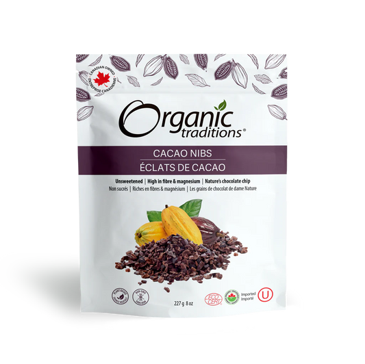 CACAO NIBS 227 GRAM ORGANIC TRADITIONS