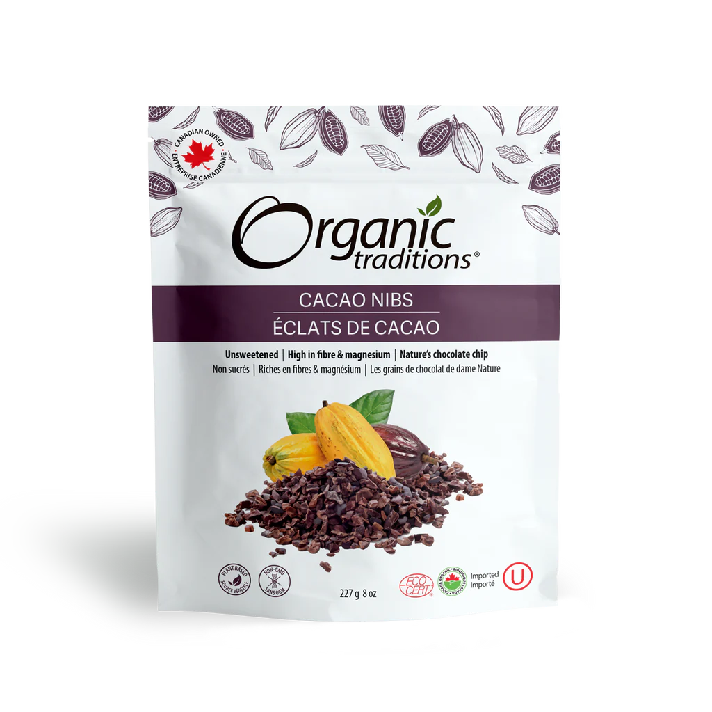 CACAO NIBS 227 GRAM ORGANIC TRADITIONS
