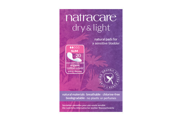 DRY & LIGHT INCONTINENCE PADS 20 NATRACARE