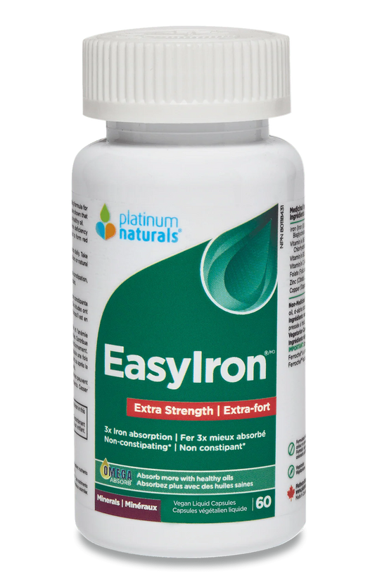 EASYIRON EXTRA STRENGTH 45MG 78 CAPS PLATINUM NATURALS