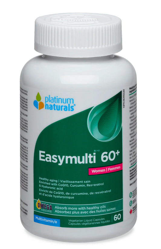 EASYMULTI 60+ WOMEN 60CAPS PLATINUM NATURALS