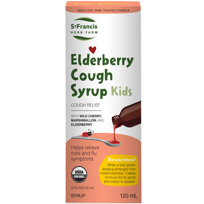 ELDERBERRY COUGH SYRUP KIDS 120ML ST. FRANCIS