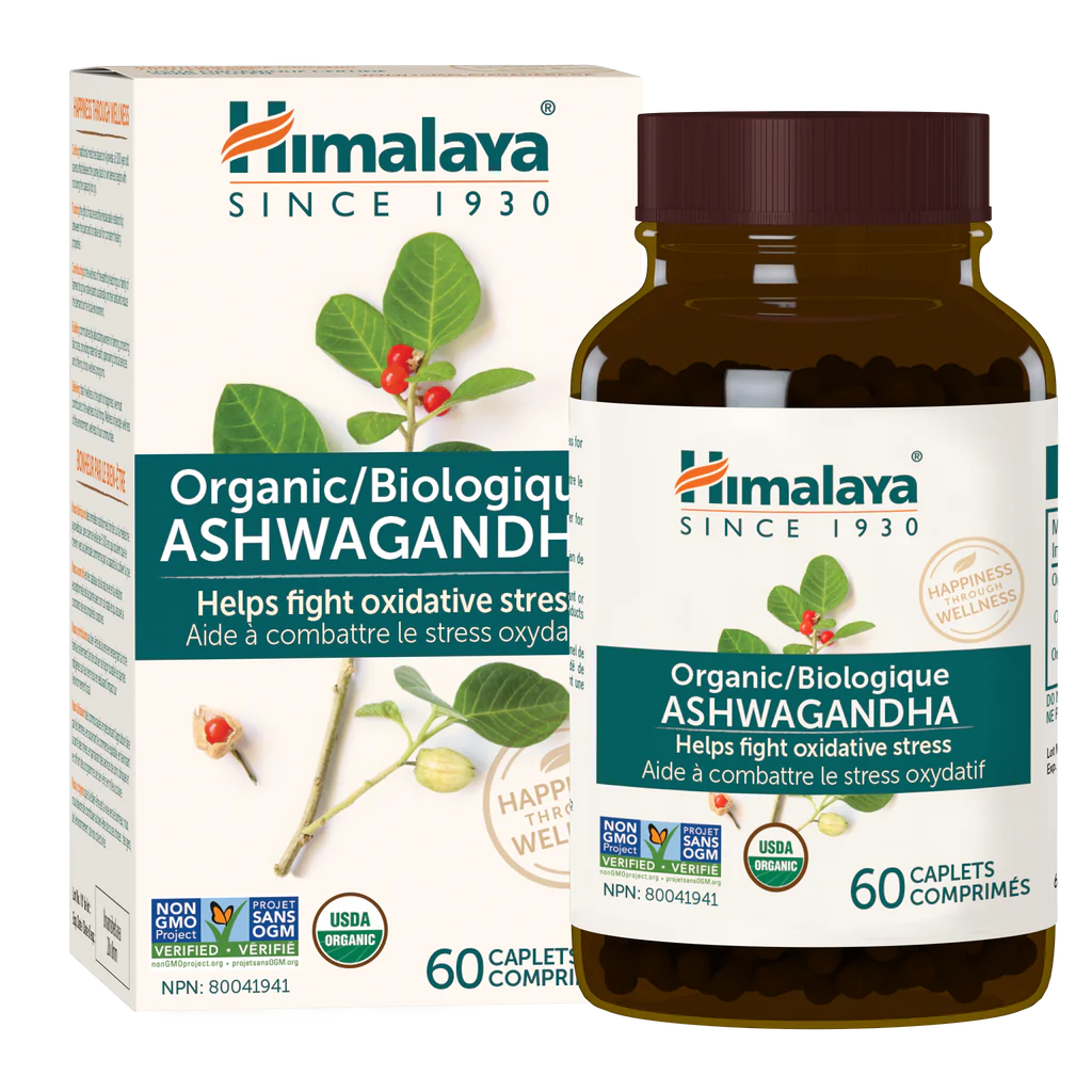 ASHWAGANDHA 60 CAPLETS HIMALAYA