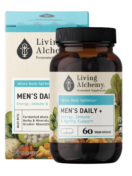 MEN'S DAILY+ 60 VCAP LIVNG ALCHEMY