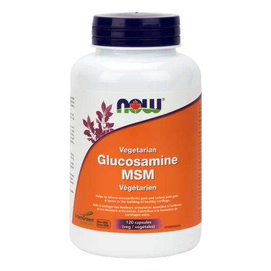 VEGETARIAN GLUCOSAMINE & MSM 120 VEG CAPS NOW