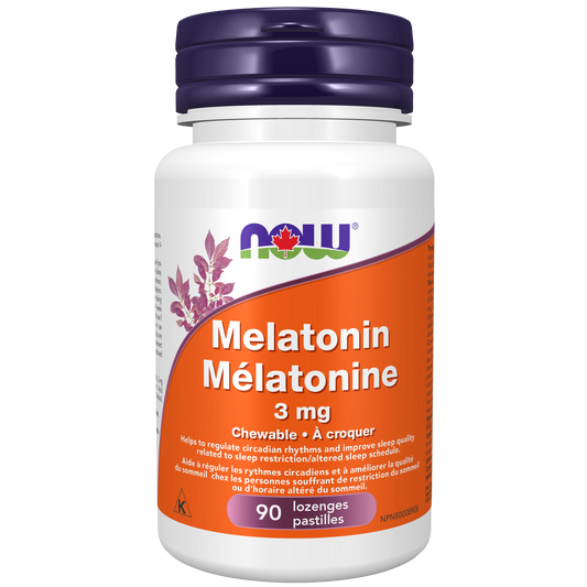 MELATONIN 3MG 90 LOZENGES NOW