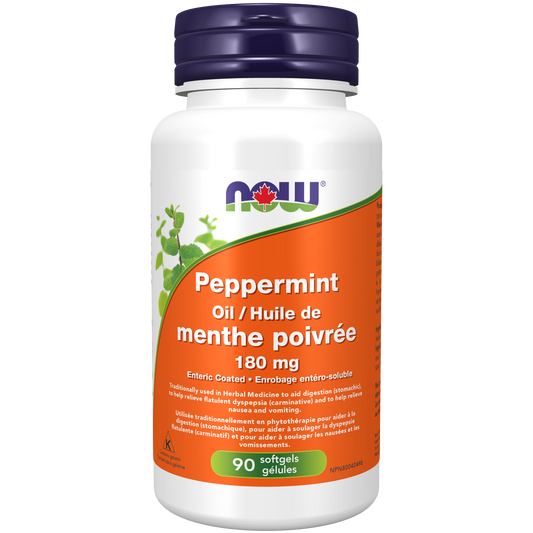 PEPPERMINT 180MG 90 GELS NOW