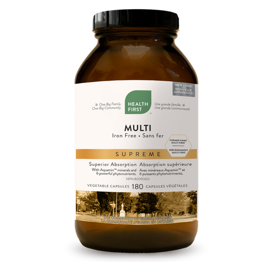 MULTI SUPREME IRON FREE 180VCAP HEALTH FIRST
