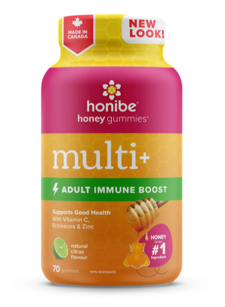 ADULT MULTI+IMMUNE 60 GUMMIES HONIBE