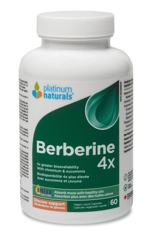 BERBERINE 4X 60CAPS PLATINUM NATURALS