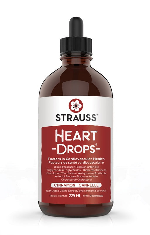 HEART DROPS 225ML CINNAMON STRAUSS