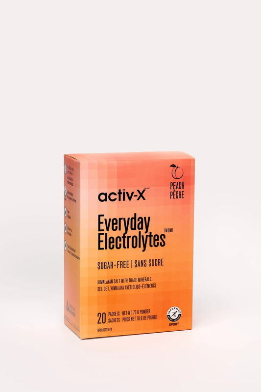 ACTIVX ELECTROLYTES PEACH 20 SACHET PLATINUM NATURALS