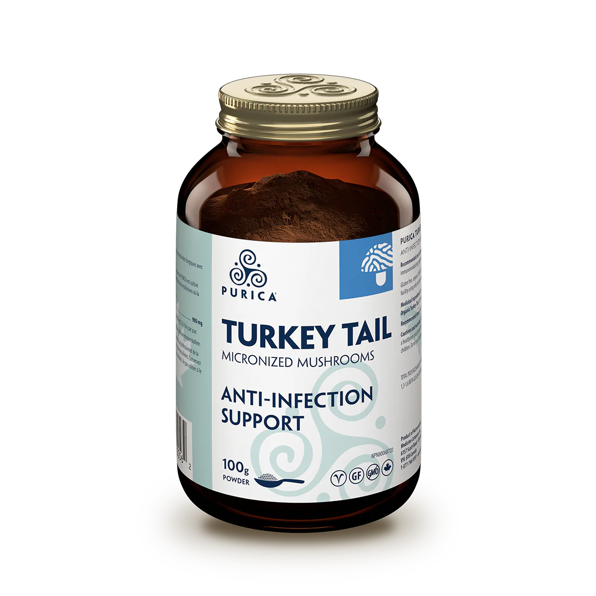 TURKEY TAIL MUSHROOM POWDER 100GR PURICA