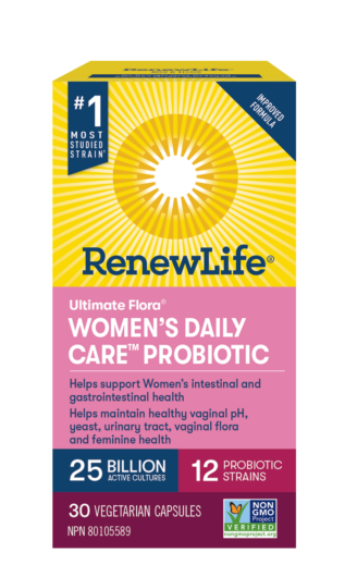 WOMEN'S DAILY CARE PROBIOTIC 25BIL 30CAPS RENEW LIFE