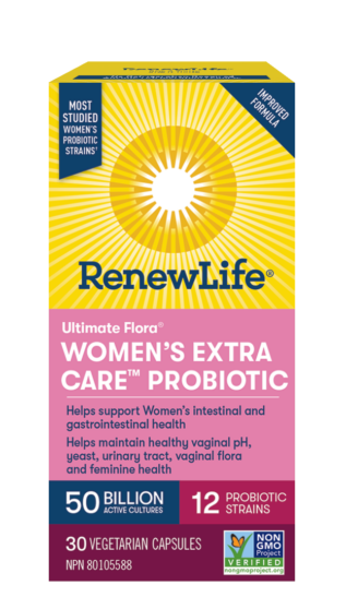 WOMEN'S EXTRA CARE PROBIOTIC 50BIL 60VCAPS RENEW LIFE