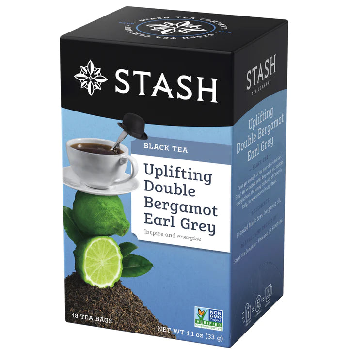 DOUBLE BERGAMOT EARL GREY TEA 18 BAGS STASH