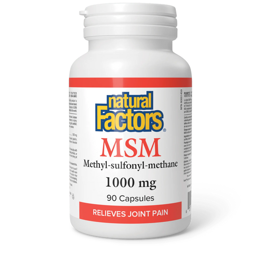 MSM 1000MG 90CAPS NATURAL FACTORS