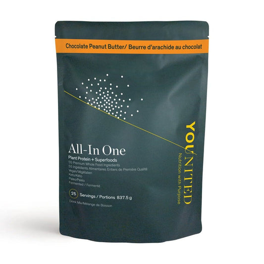 ALL-IN-1 PROTEIN CHOC/PEANUT BUTTER 837.5G YOUNITED