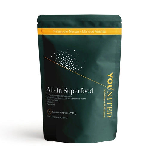 ALL-IN SUPERFOOD PINEAPPLE MANGO 292G YOUNITED WELLNESS