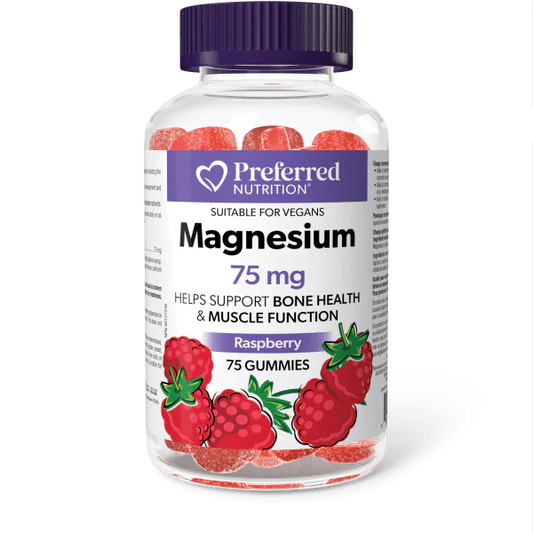 MAGNESIUM 75MG 75 GUMMIES PREFERRED NUTRITION