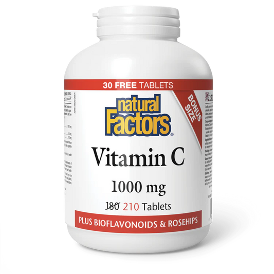 C 1000MG 210TABS NATURAL FACTORS