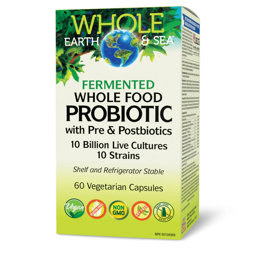 WHOLE EARTH&SEA PROBIOTIC 10BIL 60CAP NATURAL FACTORS